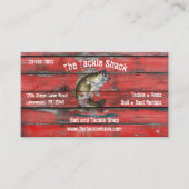 Bait and Tackle Shop Visitekaartje (Voorkant)
