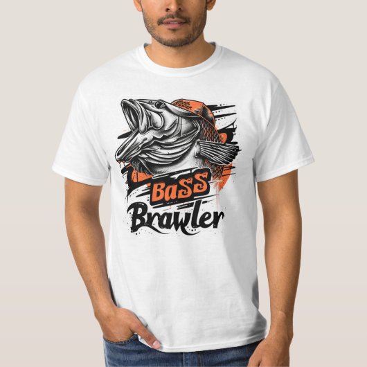 Bait Boss Brawler - Mannen T-shirt (Voorkant)