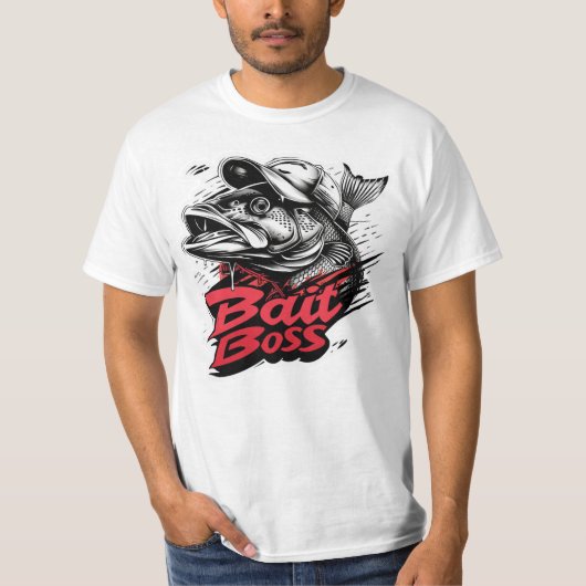 Bait Boss- Mens T-shirt (Voorkant)