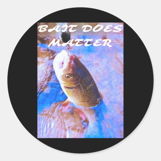 Bait Does-Sticker Ronde Sticker (Voorkant)