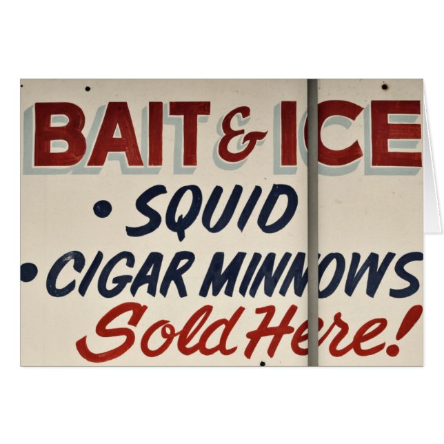 Bait Shop Sign (Voorkant Horizontaal)