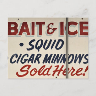 Bait Shop Sign Briefkaart