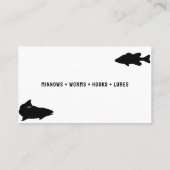 Bait & Tackle Gevist thema Logo Visitekaartje (Achterkant)