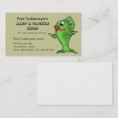 Bait & Tackle Shop, Gevist vistuig Visitekaartje (Voorkant / Achterkant)