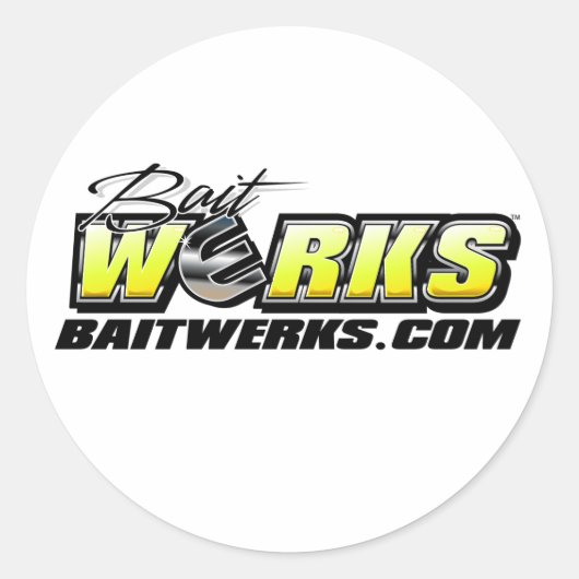 Bait Werks Logo stickers (Voorkant)