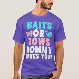 Baits of bogen mammie houdt van je familie t-shirt