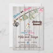 Baits of Bows onthullen genderuitnodiging. Kaart (Voorkant)