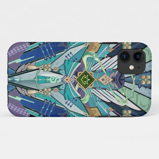Baizhu Mecha Genshin Impact Case-Mate iPhone Case (Achterkant (horizontaal))