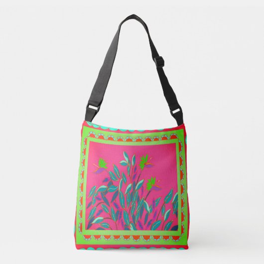 Baja Bird of Paradise Crossbody Bag Tas (Voorkant)