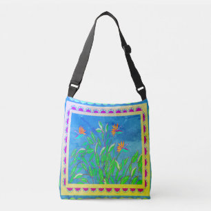 Baja Bird of Paradise Vintage Crossbody Bag Tas