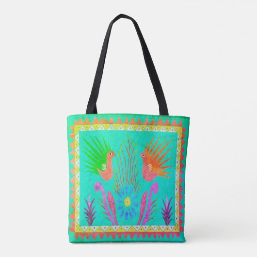 Baja Birds Canvas tas (Achterkant)