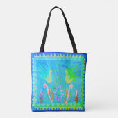 Baja Birds Vintage Canvas tas (Achterkant)