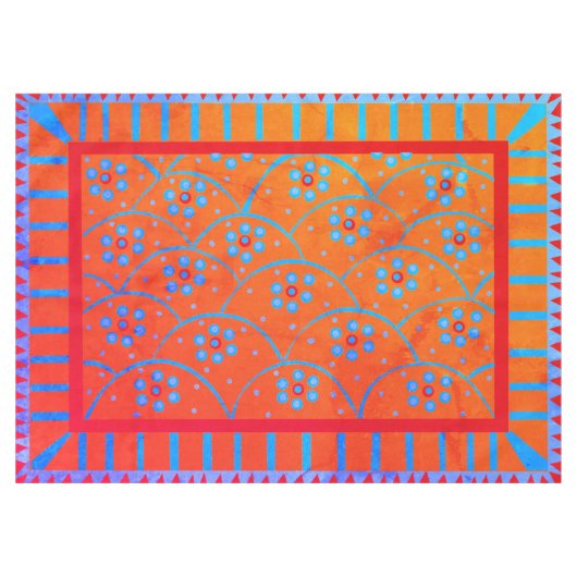 Baja Blooms Tablecloth Tafelkleed (Voorkant (Horizontaal))