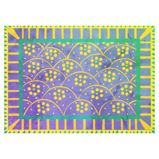 Baja Blooms  Tablecloth Tafelkleed (Voorkant (Horizontaal))