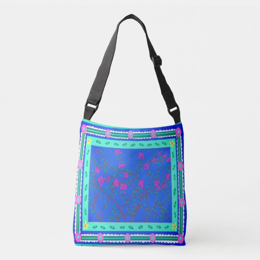 Baja Bougainvillea Crossbody Bag Crossbody Tas (Voorkant)