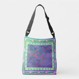 Baja Bougainvillea Vintage Crossbody Bag Tas