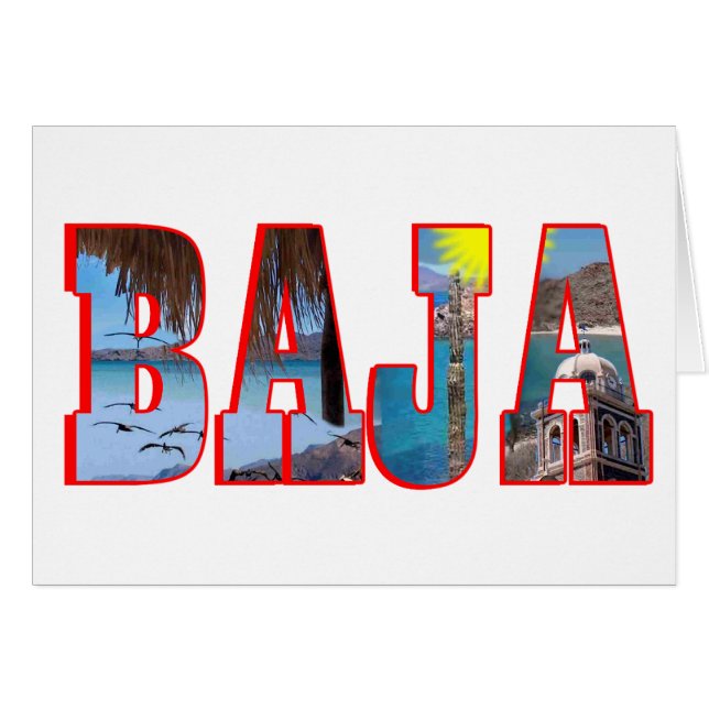 Baja briefkaart (Voorkant Horizontaal)