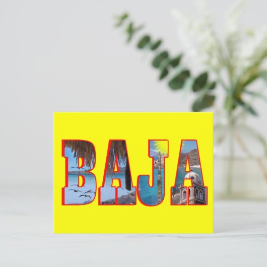Baja briefkaart (Staand voorkant)