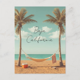Baja California Beach Travel Briefkaart