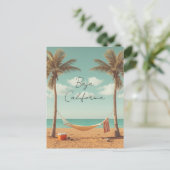 Baja California Beach Travel Briefkaart (Staand voorkant)