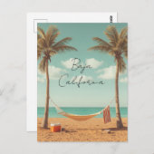 Baja California Beach Travel Briefkaart (Voorkant / Achterkant)