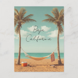 Baja California Beach Travel Briefkaart