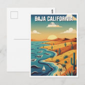 Baja California Briefkaart (Voorkant / Achterkant)
