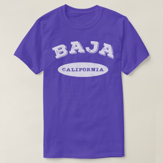 Baja California Cali So Cal T-shirt (Design voorkant)