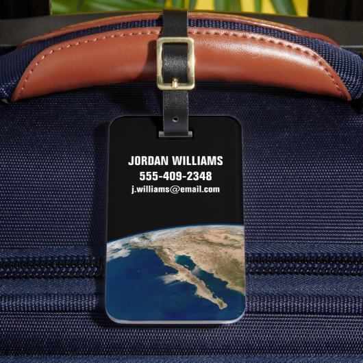 Baja California en de Pacifische kust van Mexico. Bagagelabel (Voorkant Insitu 2)