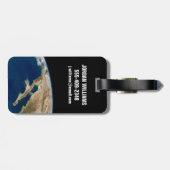 Baja California en de Pacifische kust van Mexico. Bagagelabel (Achterkant horizontaal)