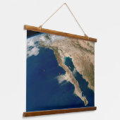 Baja California en de Pacifische kust van Mexico. Hangend Wandkleed (Gebogen)
