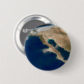 Baja California en de Pacifische kust van Mexico. Ronde Button 5,7 Cm (Voorkant /achterkant)