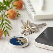 Baja California en de Pacifische kust van Mexico. Sleutelhanger (Zijkant)