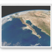 Baja California en de Pacifische kust van Mexico. Sticker (Voorkant)