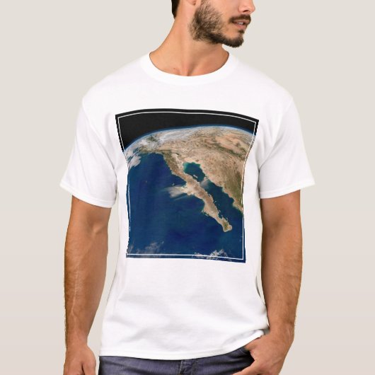 Baja California en de Pacifische kust van Mexico. T-shirt (Voorkant)