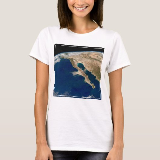 Baja California en de Pacifische kust van Mexico. T-shirt (Voorkant)