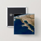 Baja California en de Pacifische kust van Mexico. Vierkante Button 5,1 Cm (Voorkant /achterkant)
