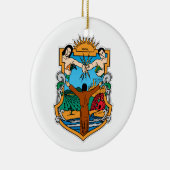 Baja California*, Mexicaanse kerstversiering Keramisch Ornament (Rechts)