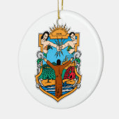 Baja California*, Mexicaanse kerstversiering Keramisch Ornament (Links)
