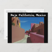Baja California, Mexico Briefkaart (Voorkant / Achterkant)