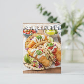 Baja California Mexico Fish Tacos Briefkaart (Staand voorkant)
