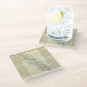 Baja California, Mexico Glazen Onderzetter (Schuin)