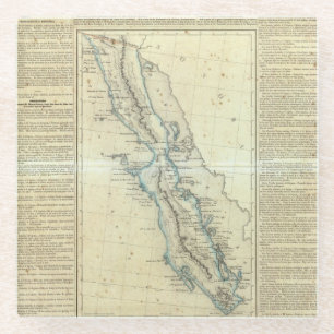 Baja California, Mexico Glazen Onderzetter