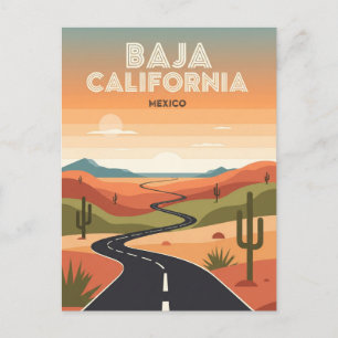 Baja California Mexico Reizen Briefkaart