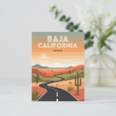 Baja California Mexico Reizen Briefkaart (Staand voorkant)