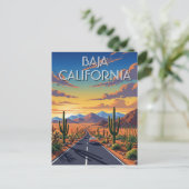 Baja California Mexico Reizen Briefkaart (Staand voorkant)