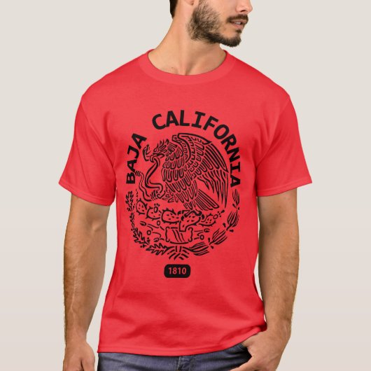 BAJA CALIFORNIA MEXICO T-SHIRT (Voorkant)