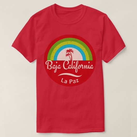 Baja California Mexico T-shirt (Design voorkant)