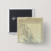 Baja California, Mexico Vierkante Button 5,1 Cm (Voorkant /achterkant)