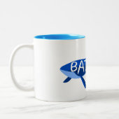 Baja California Mexico-walvis Tweekleurige Koffiemok (Links)